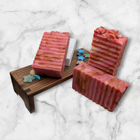 Dragon's blood hot processed soap